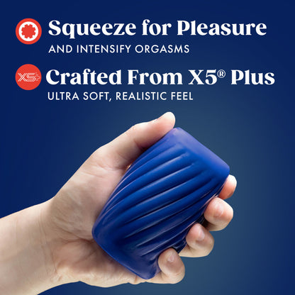 Rize Turbine Self-lubricating Stroker Blue