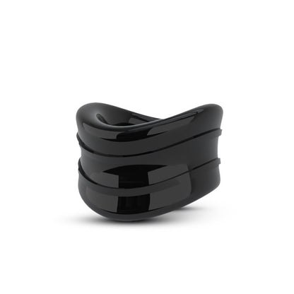 Stay Hard Beef Ball Snug Stretcher 1" Black