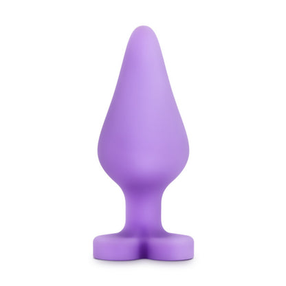 Naughtier Candy Heart Purple Butt Plug