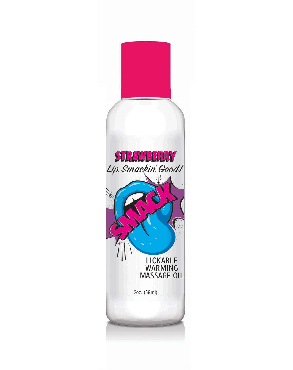 Smack Massage Oil Strawberry 2oz