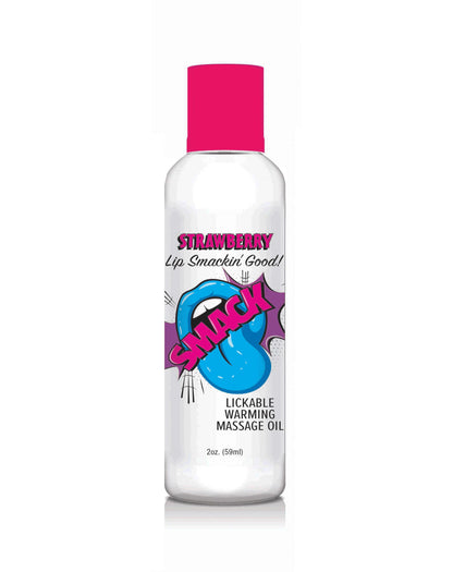 Smack Massage Oil Strawberry 2oz