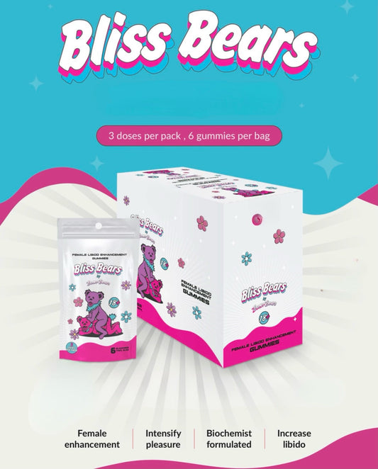 Bliss Bear Female Enhancement Gummy 1PK (6 PCS)