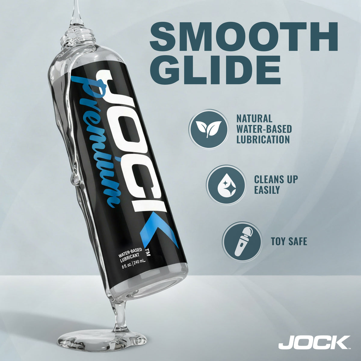 JOCK Premium Water Based Lubricant 8oz