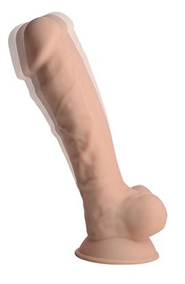 Fleshstixxx Vibrating Rechargeable Dong 8 In. Light