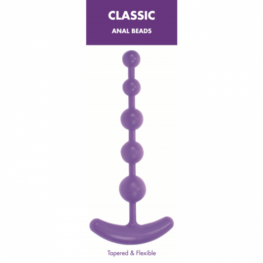 Classic Anal Beads Purple Kinx