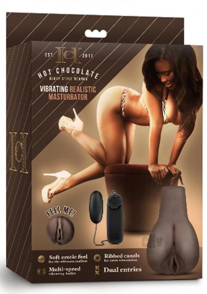 Hot Chocolate - Doggy Style Deanna - Vibrating Realistic Masturbator - Chocolate