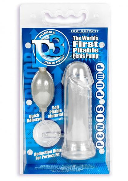 P3 Pliable Penis Pump Clear