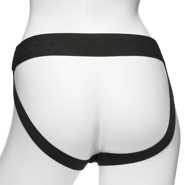 Body Extensions Hollow Large Dong Strap On Set Black