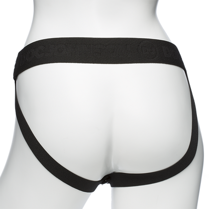 Body Extensions Hollow Large Dong Strap On Set Black
