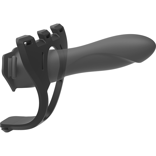Body Extensions Hollow Large Dong Strap On Set Black
