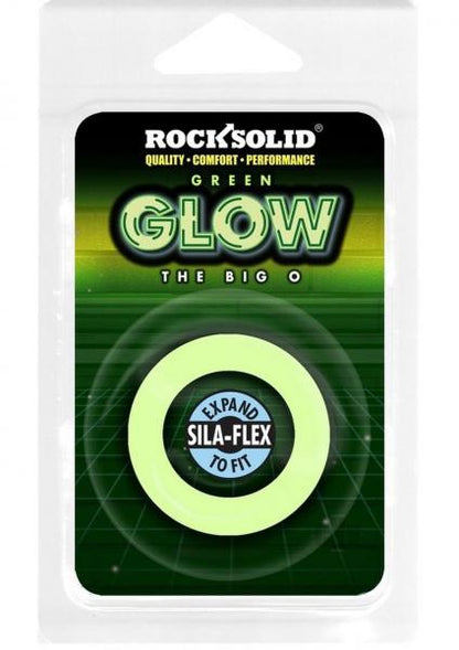 Rock Solid Sila-flex Glow-in-the-dark Big O C-ring Green