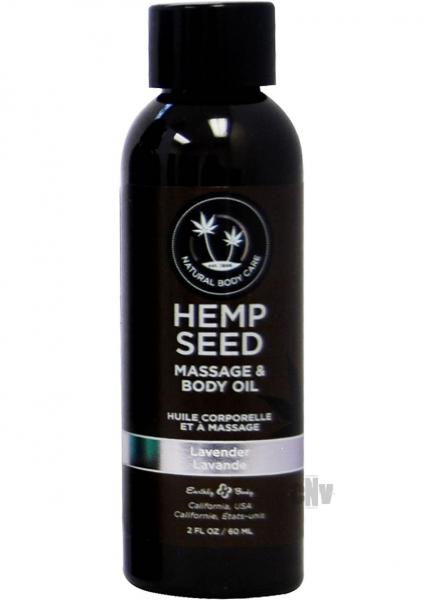 Earthly Body Massage Oil Lavender 2oz
