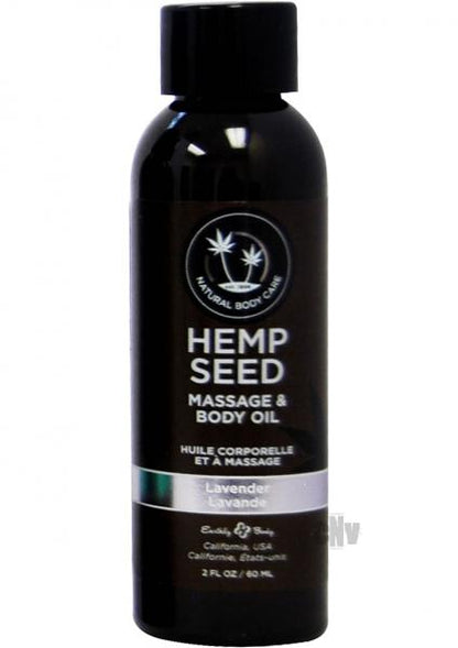 Earthly Body Massage Oil Lavender 2oz