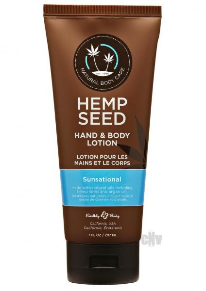 Eb Hemp Seed Sunsational Hand And Body Lotion 7oz