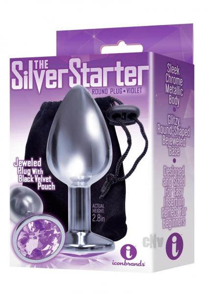 The 9's, The Silver Starter, Bejeweled Stainless Steel Plug