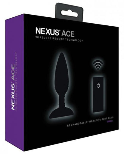 Nexus Ace Remote Control Vibe Plug Small Black
