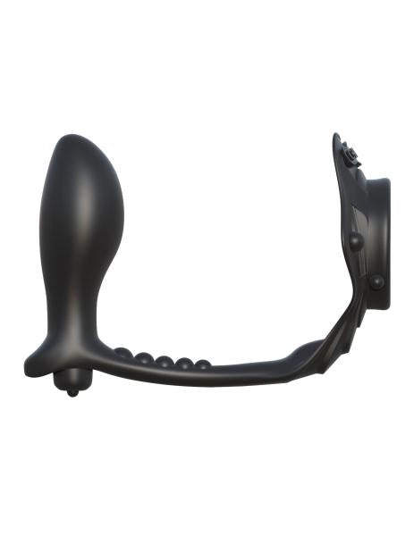 Rock Hard Ass Gasm Vibrating Ring - Black