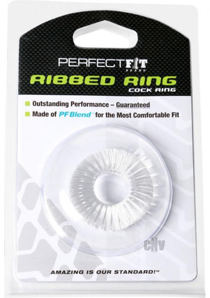 Ribbed Ring Clear