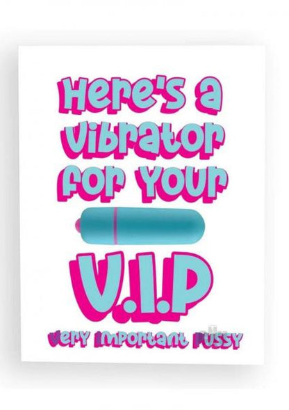 Naughty Vibes Vip Greeting Card