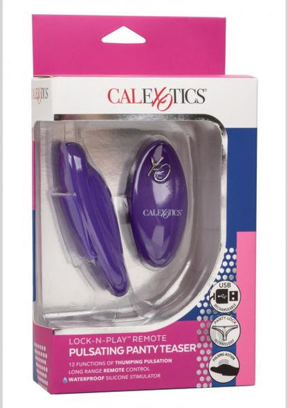 Lock-n-play Remote Pulsating Panty Teaser