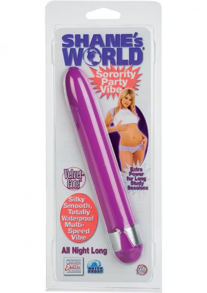 Shane's Party Vibe All Night Long Purple