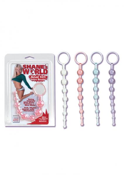 Shanes Anal 101 Intro Beads Pink