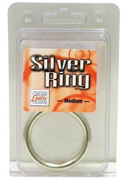 Silver Cock Ring - Medium