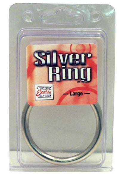 Silver Cock Ring - Large