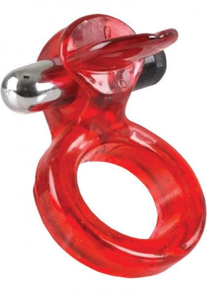 Clit Flicker With Wireless Stimulator - Red