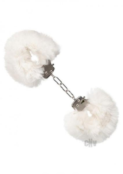 Ultra Fluffy Furry Cuffs White