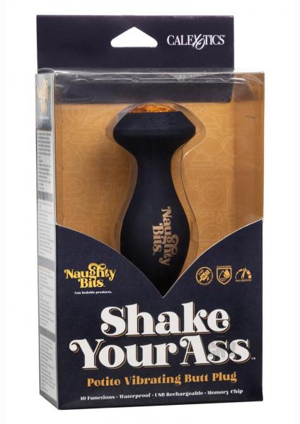 Naughty Bits Shake Your Ass Petite Vibrating Butt Plug