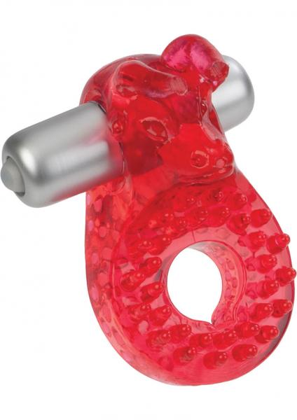 Couples Raging Bull Red Vibrating Ring