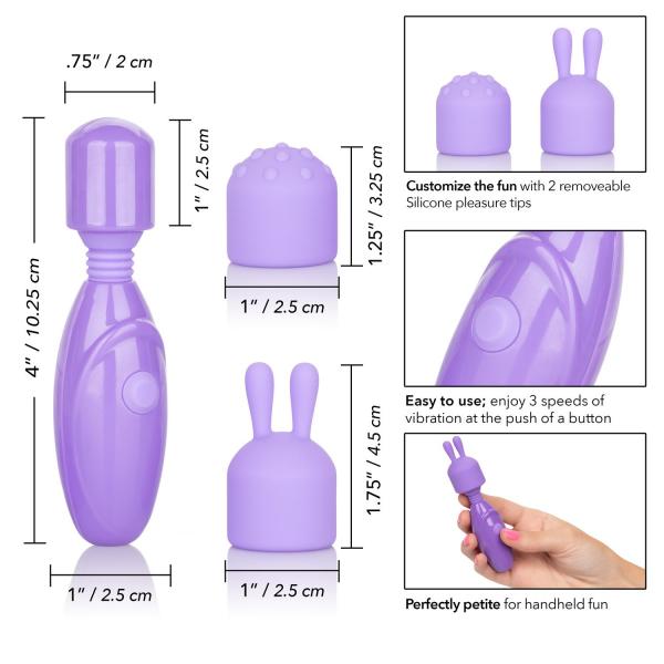 Dr Laura Berman Olivia Mini Massager with 2 Attachments
