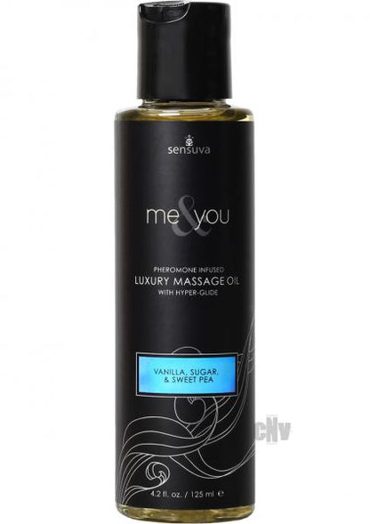 Me & You Massage Oil Vanilla, Sugar, Sweet Pea 4.2oz