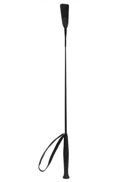 26 Inch Basic Riding Crop Black Leather