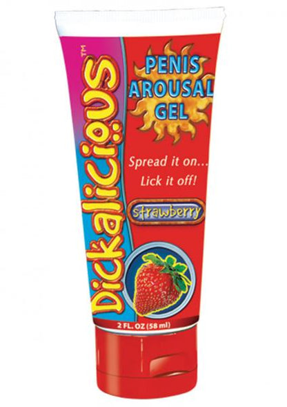 Dickalicious Penis Arousal Gel 2oz Strawberry