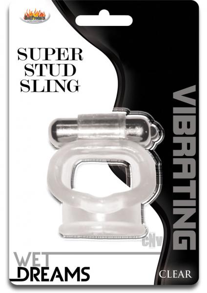 Wet Dreams Super Stud Sling Clear