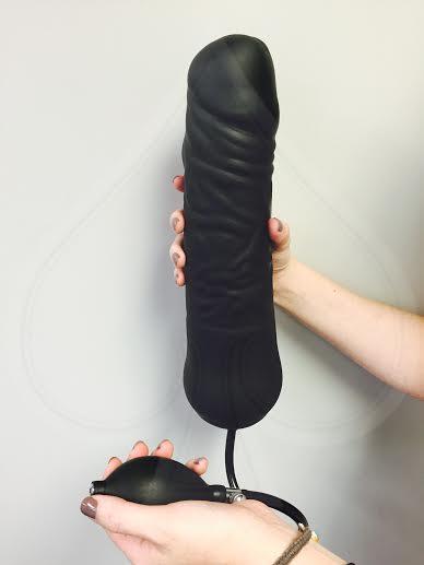 Leviathan Giant Inflatable Silicone Dildo with Internal Core