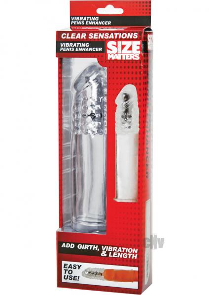 Clear Sensations Vibrating Penis Enhancer