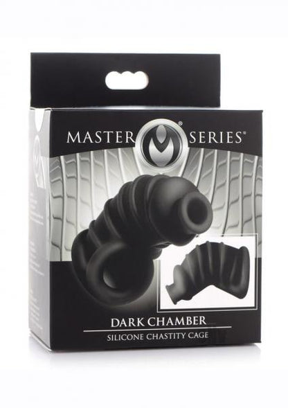 Dark Chamber Silicone Chastity Cage