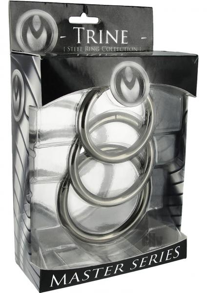 Trine Steel Ring Collection