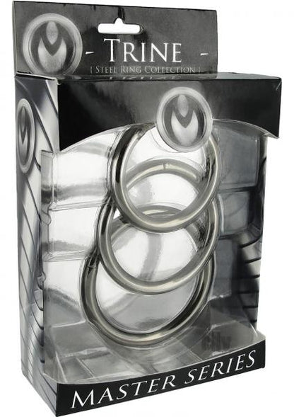 Trine Steel Ring Collection