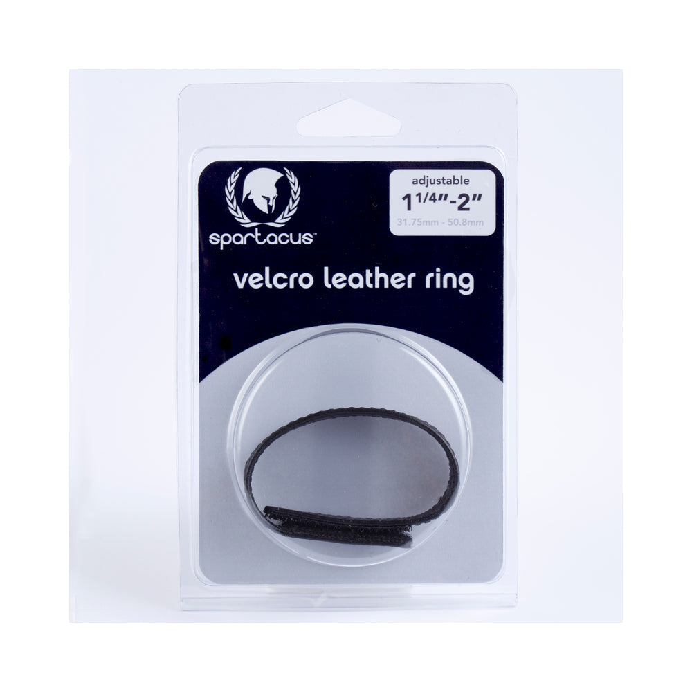Spartacus Leather Cock Ring Velcro