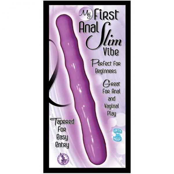 My 1st Anal Slim Vibe - Purple