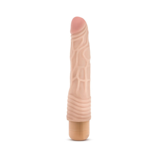 Dr Skin Cock Vibe #2 Beige Realistic Vibrating Dildo
