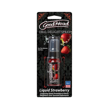 Goodhead Oral Delight Spray Liquid Strawberry 1oz