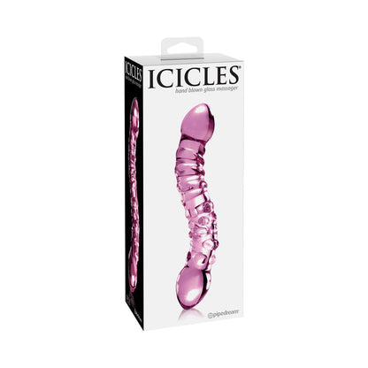 Icicles No. 55 Pink Glass Massager