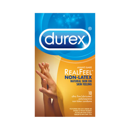 Durex Avanti Bare Real Feel Non-Latex Condoms 10 Pack