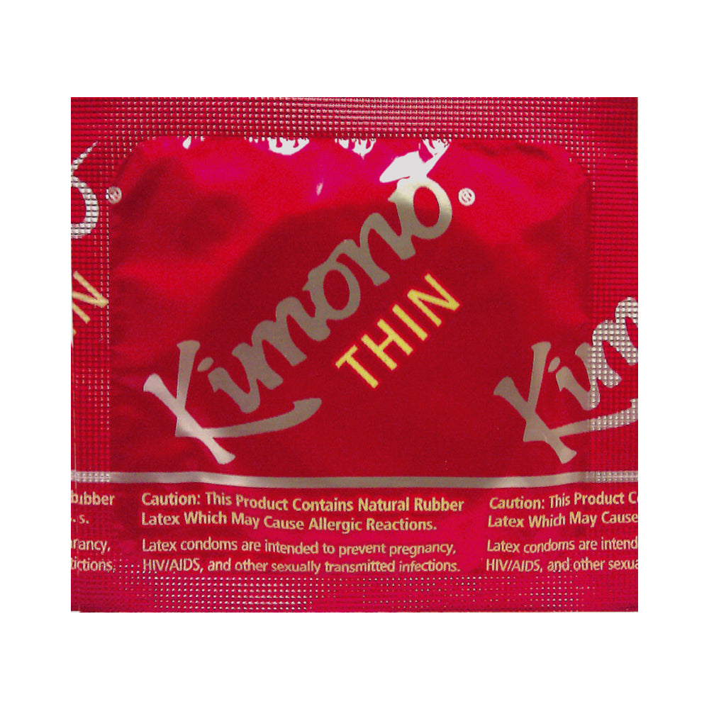 Kimono Micro Thin Lubricated Latex Condomos (3 Pack)