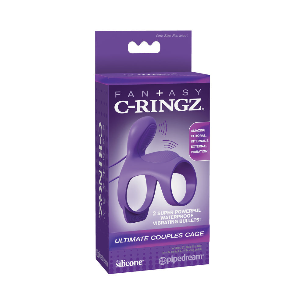 Fantasy C-Ringz Ultimate Couples Cage Purple
